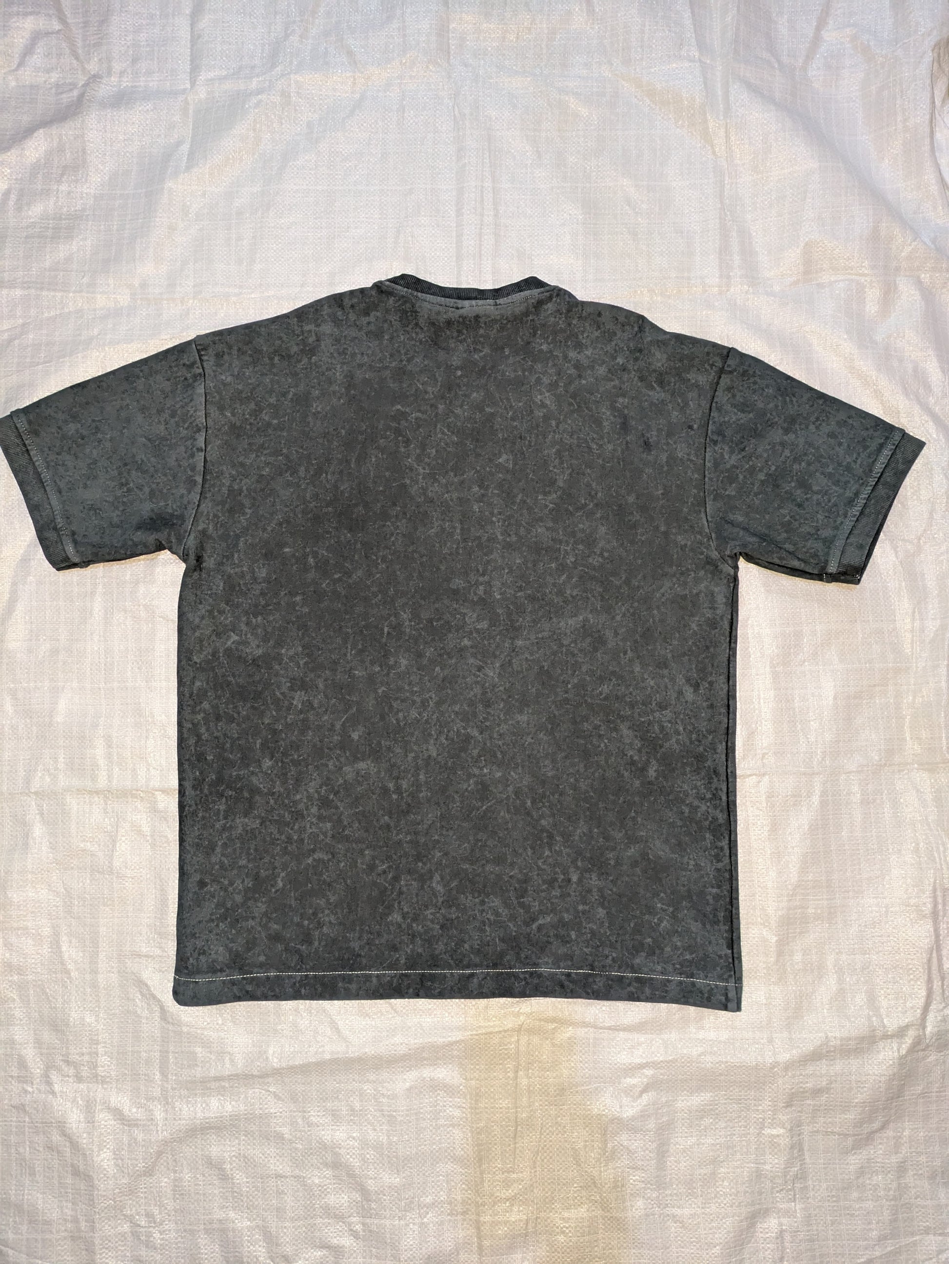 Vintage charcoal oversized acid wash tee
