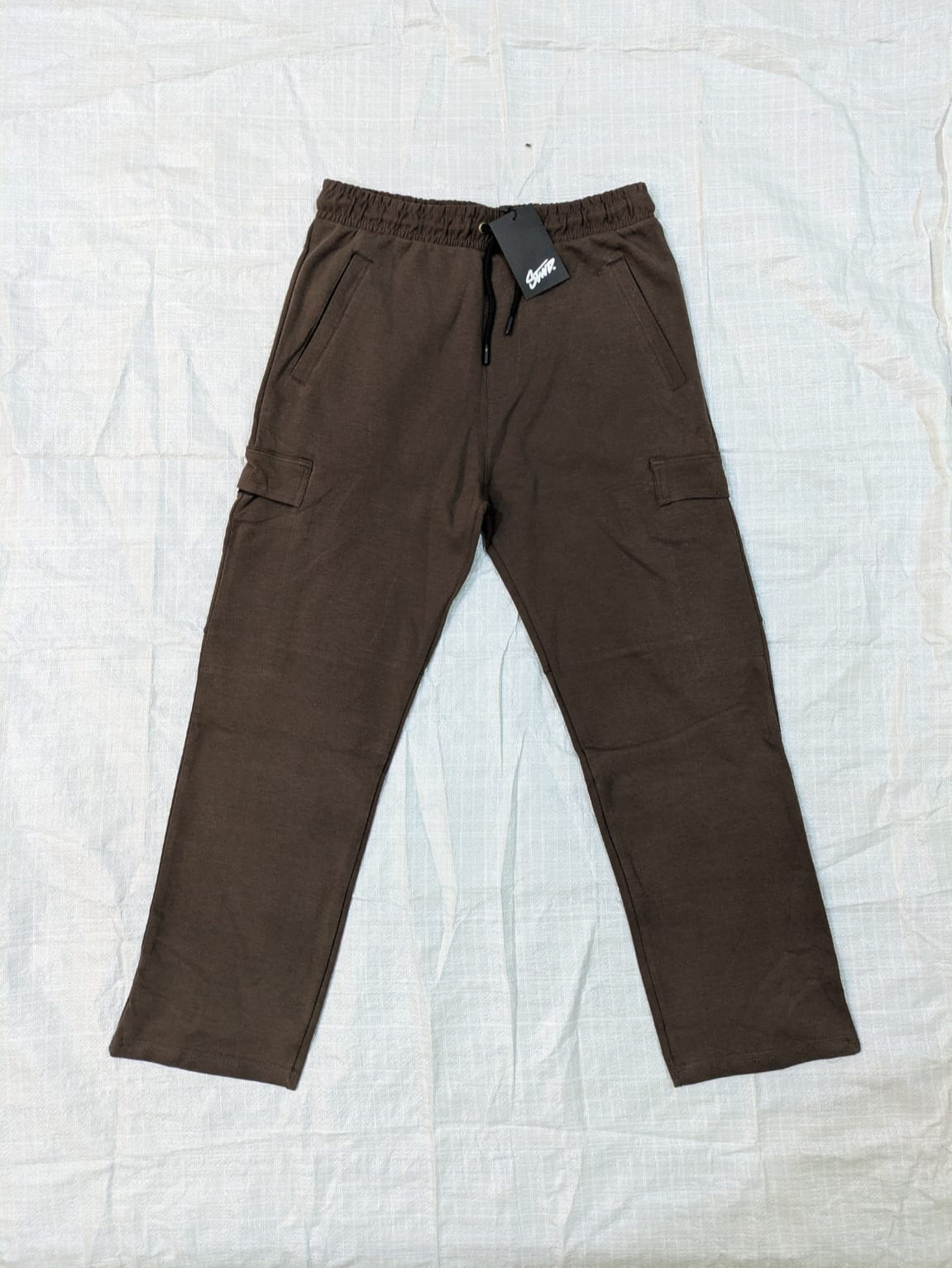 Chocolate cargo trouser