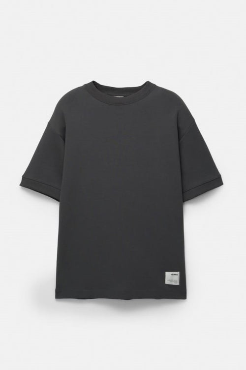 Charcoal gray oversized tee